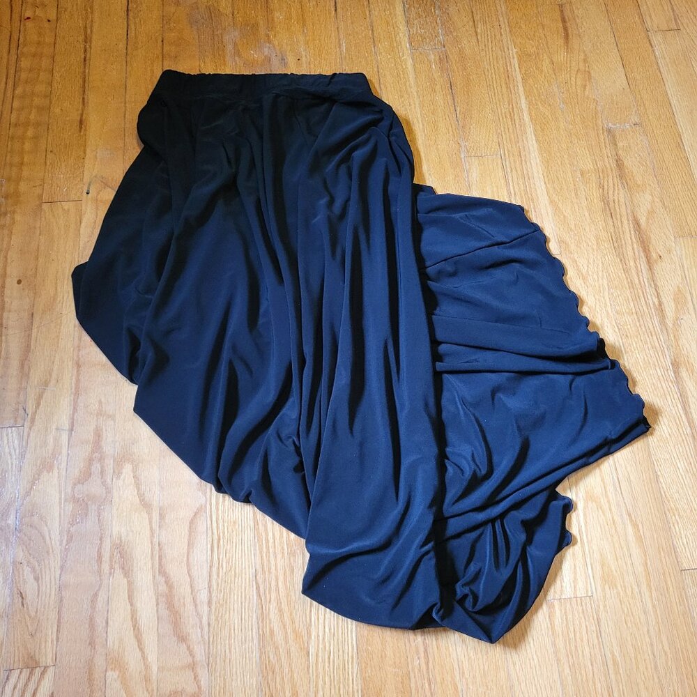 Women's Long Black Flowy Dress Pants Formal Small/Size 6